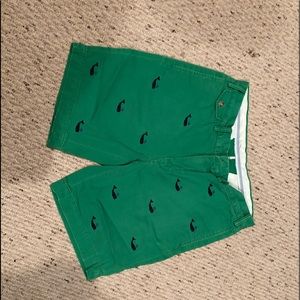 Ralph Lauren whale embroidered shorts